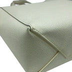 Celine Tote Bag Vertical Cabas Mall White Leather — view 6