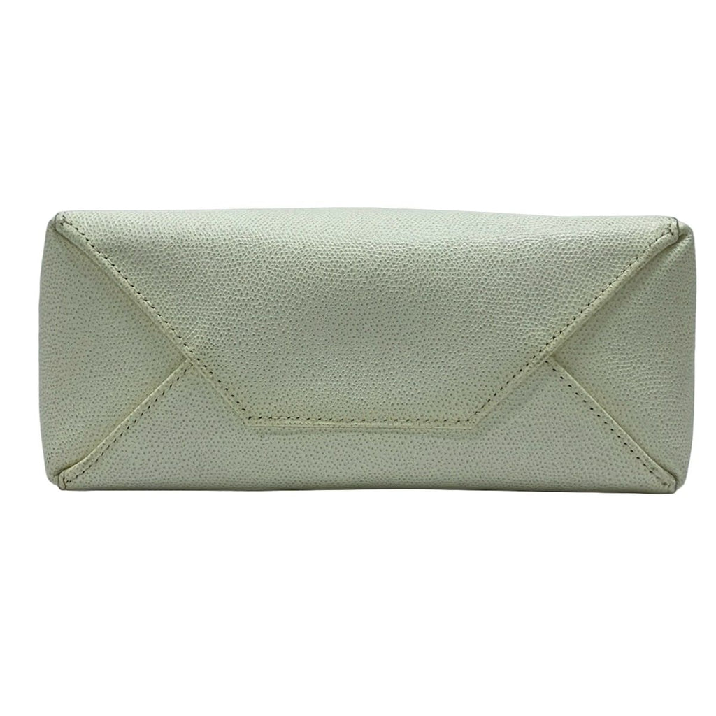 Celine Tote Bag Vertical Cabas Mall White Leather — view 5