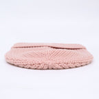 Celine Triomphe Cashmere Knit Hat with Patch — view 5