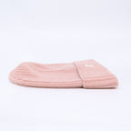 Celine Triomphe Cashmere Knit Hat with Patch — view 4