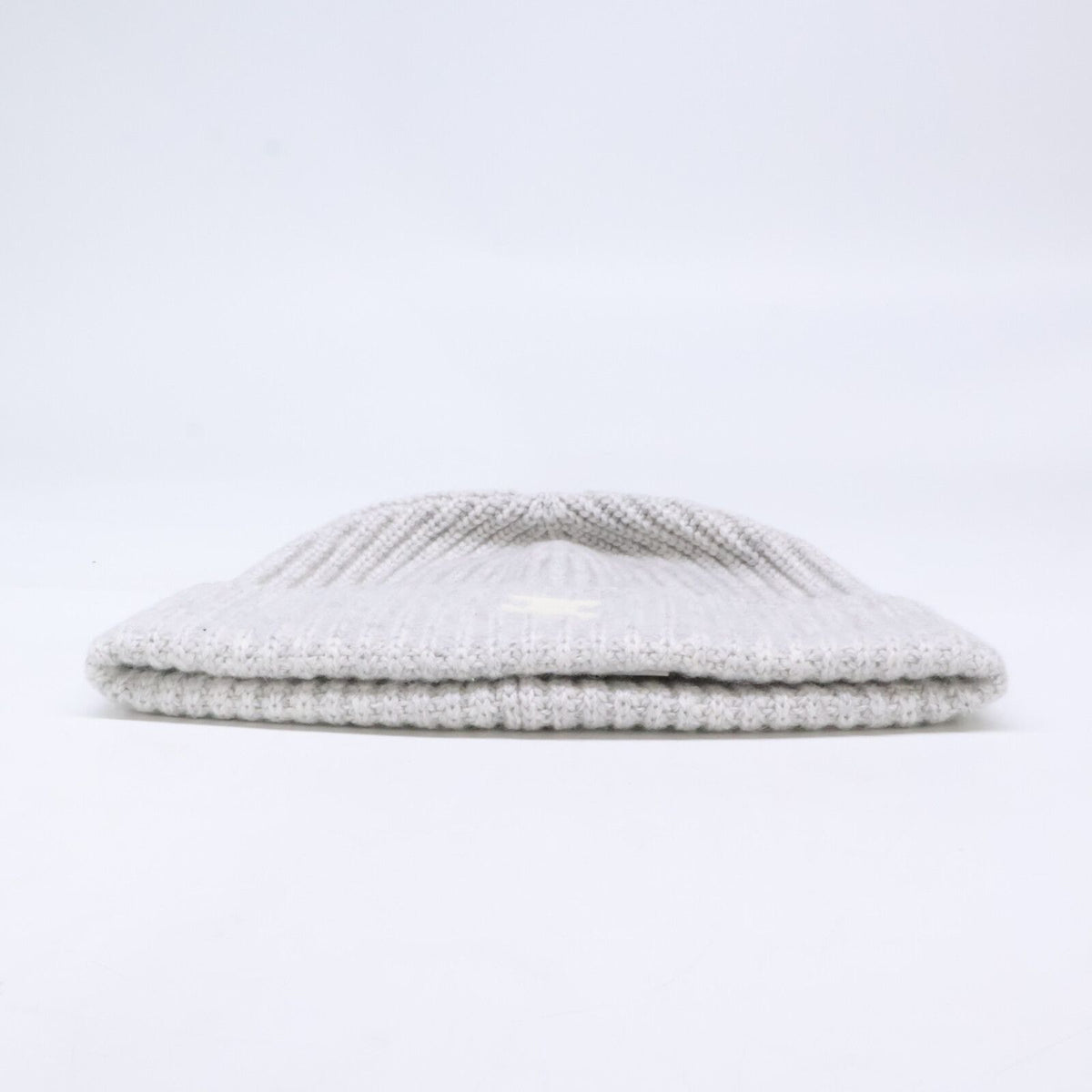 Celine Triomphe Cashmere Knit Hat with Patch — view 3