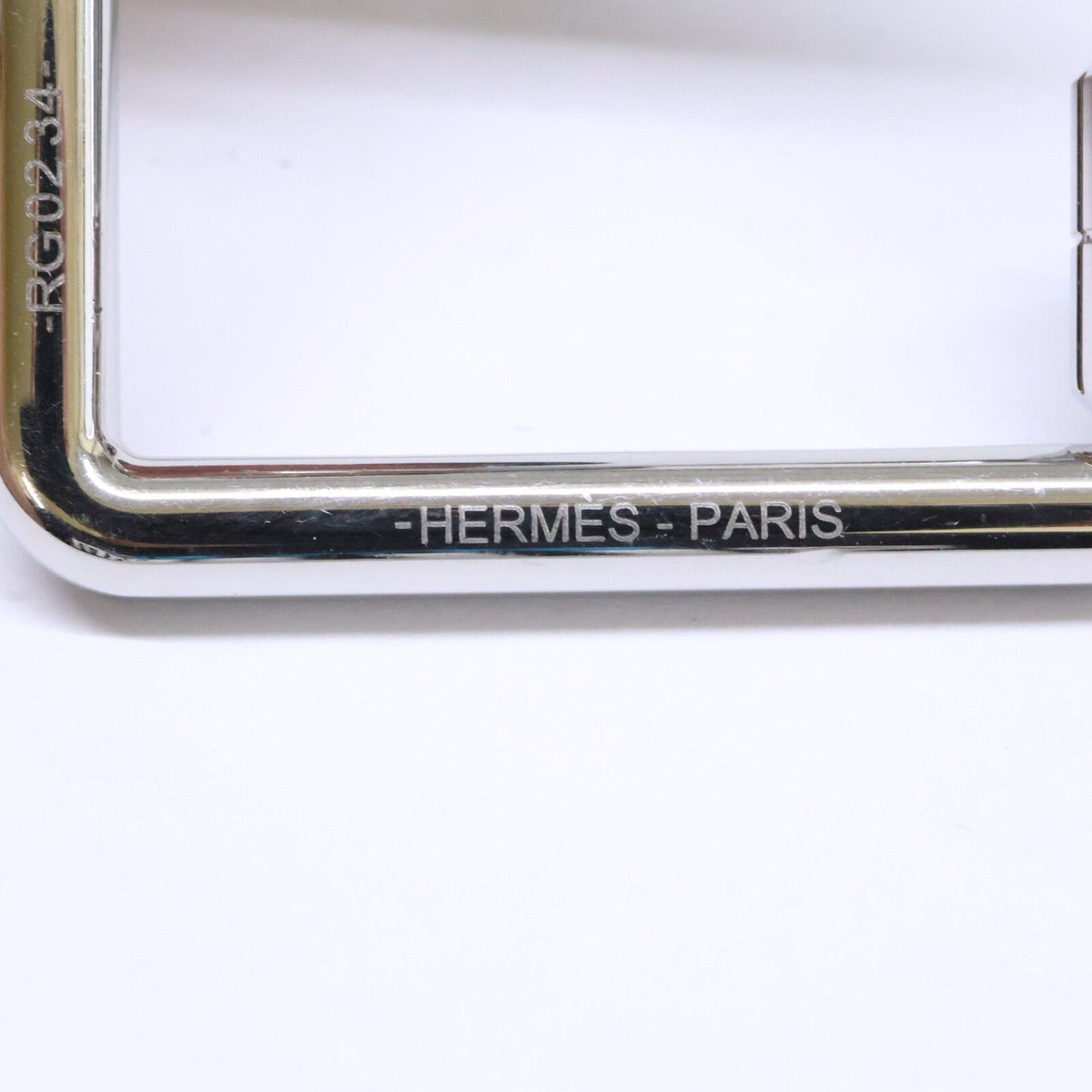 Hermes Etrier Ring Silver — view 7