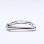 Hermes Etrier Ring Silver — view 3