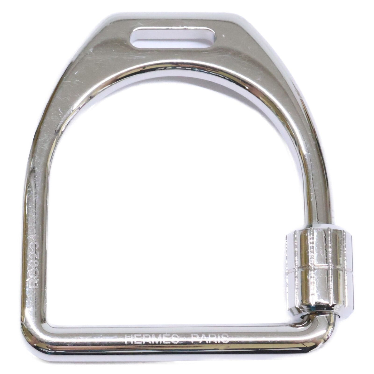 Hermes Etrier Ring Silver — view 6