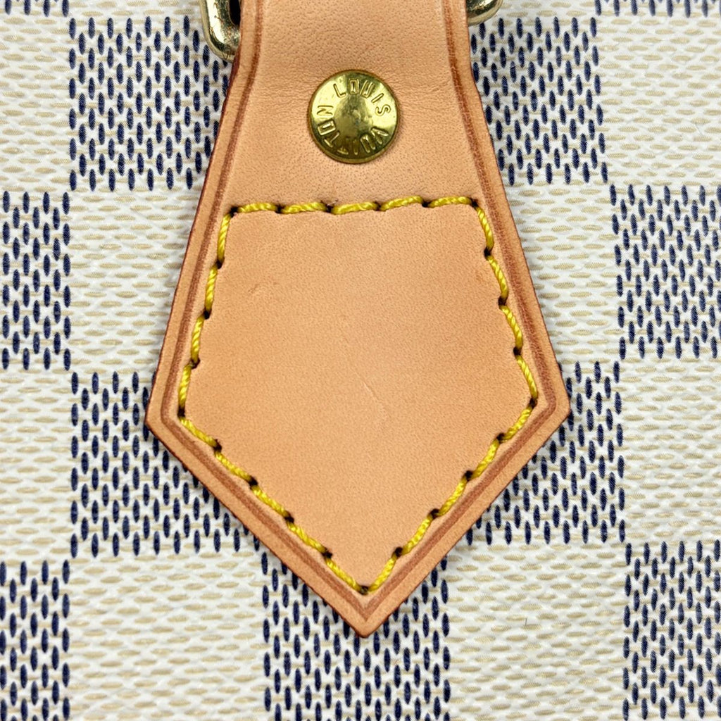 Louis Vuitton Speedy 25 Handbag Damier Azur White — view 5