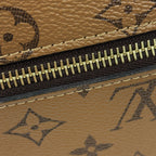 Louis Vuitton Pochette Metis MM Handbag 2-Way Monogram Reverse Brown — view 4