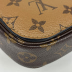 Louis Vuitton Pochette Metis MM Handbag 2-Way Monogram Reverse Brown — view 3