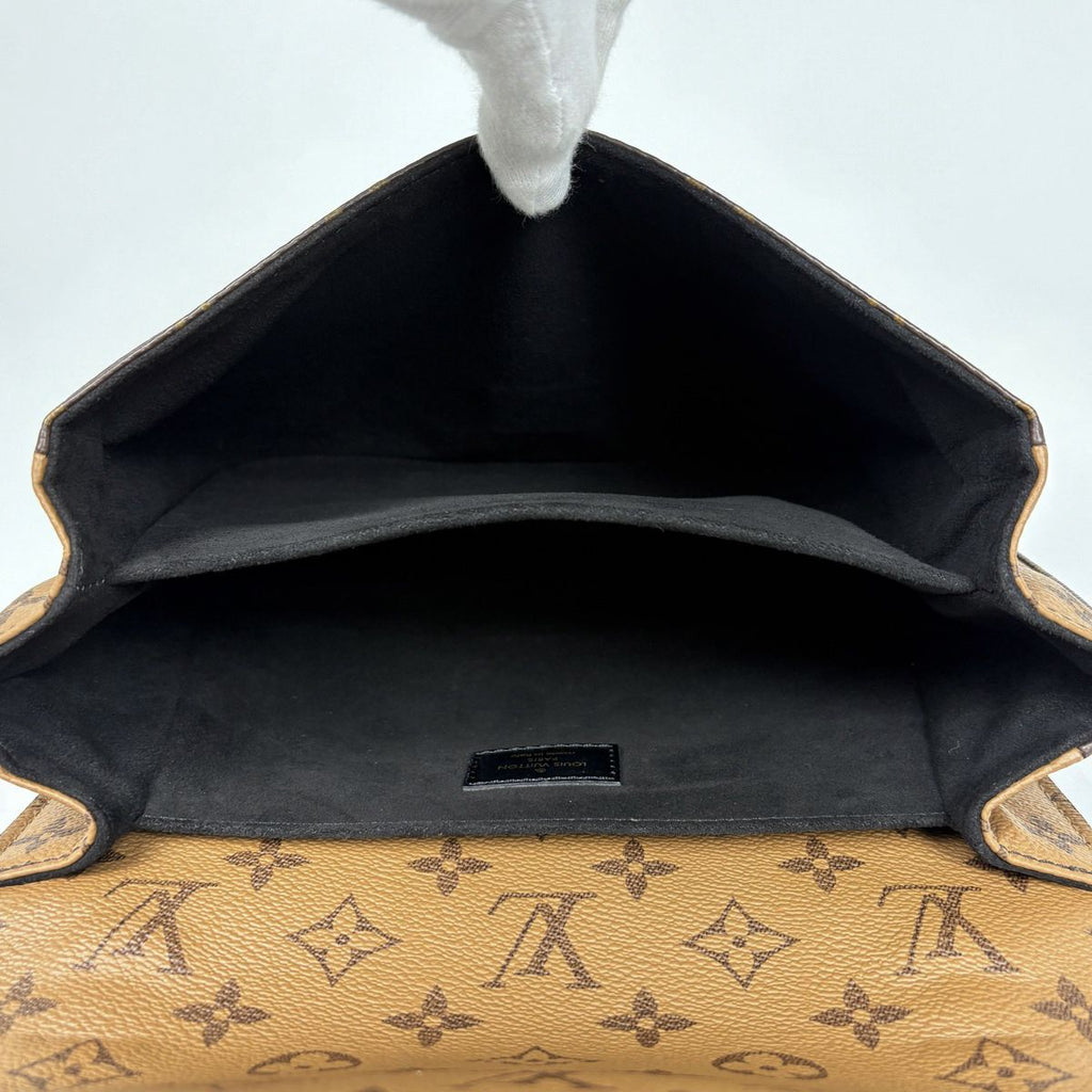 Louis Vuitton Pochette Metis MM Handbag 2-Way Monogram Reverse Brown — view 7