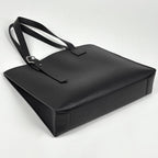 Loewe Tote Bag Anagram Buckle Horizontal Leather Black — view 2
