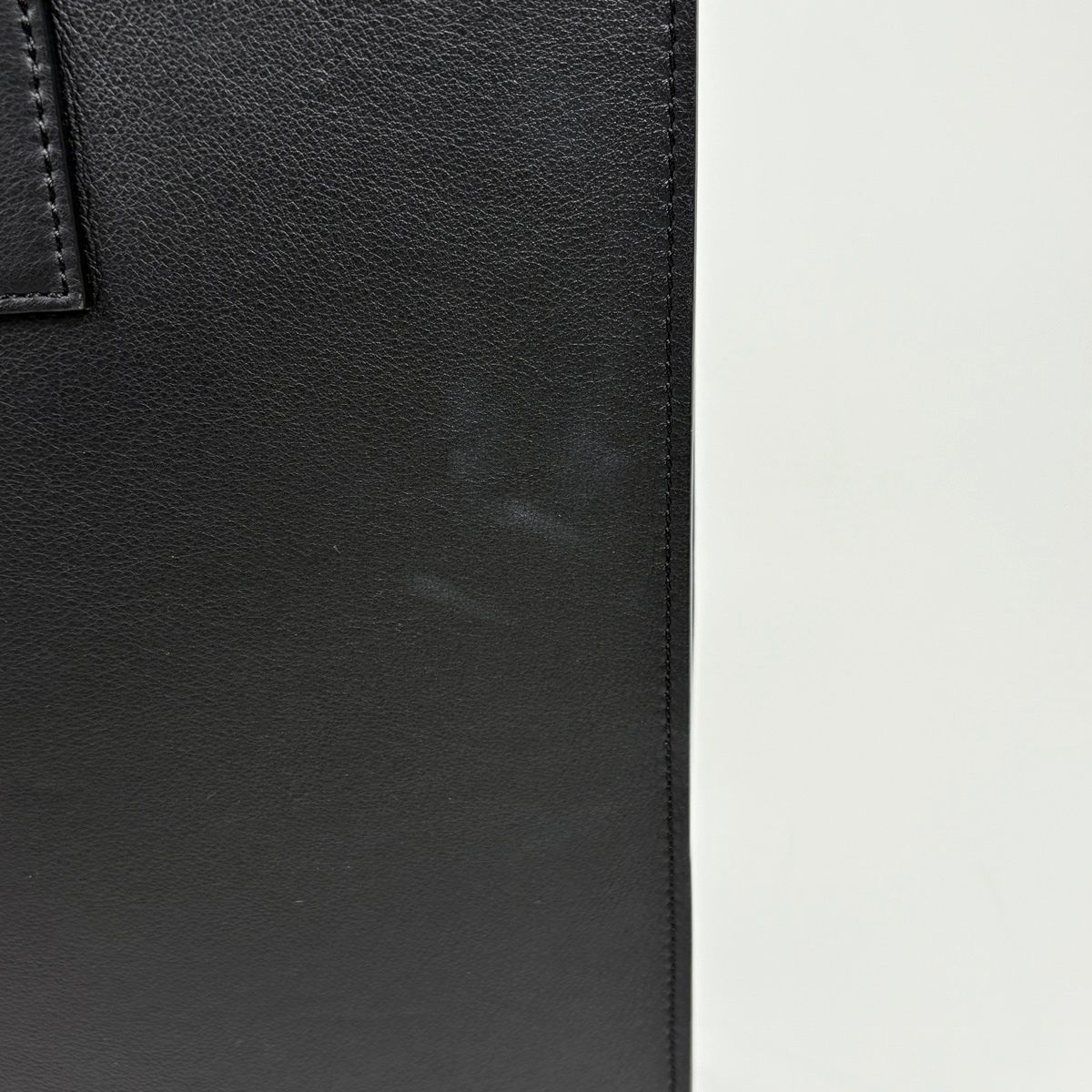 Loewe Tote Bag Anagram Buckle Horizontal Leather Black — view 5