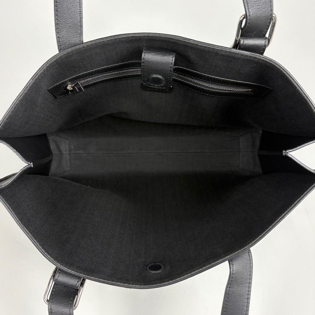 Loewe Tote Bag Anagram Buckle Horizontal Leather Black — view 7