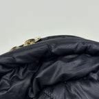 Chanel Backpack Quilted Snowflake Patch CC Logo Nylon Black — view 7