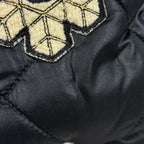 Chanel Backpack Quilted Snowflake Patch CC Logo Nylon Black — view 6