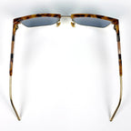Gucci Sunglasses Demi Pattern Acetate Metal Brown Eyewear — view 3