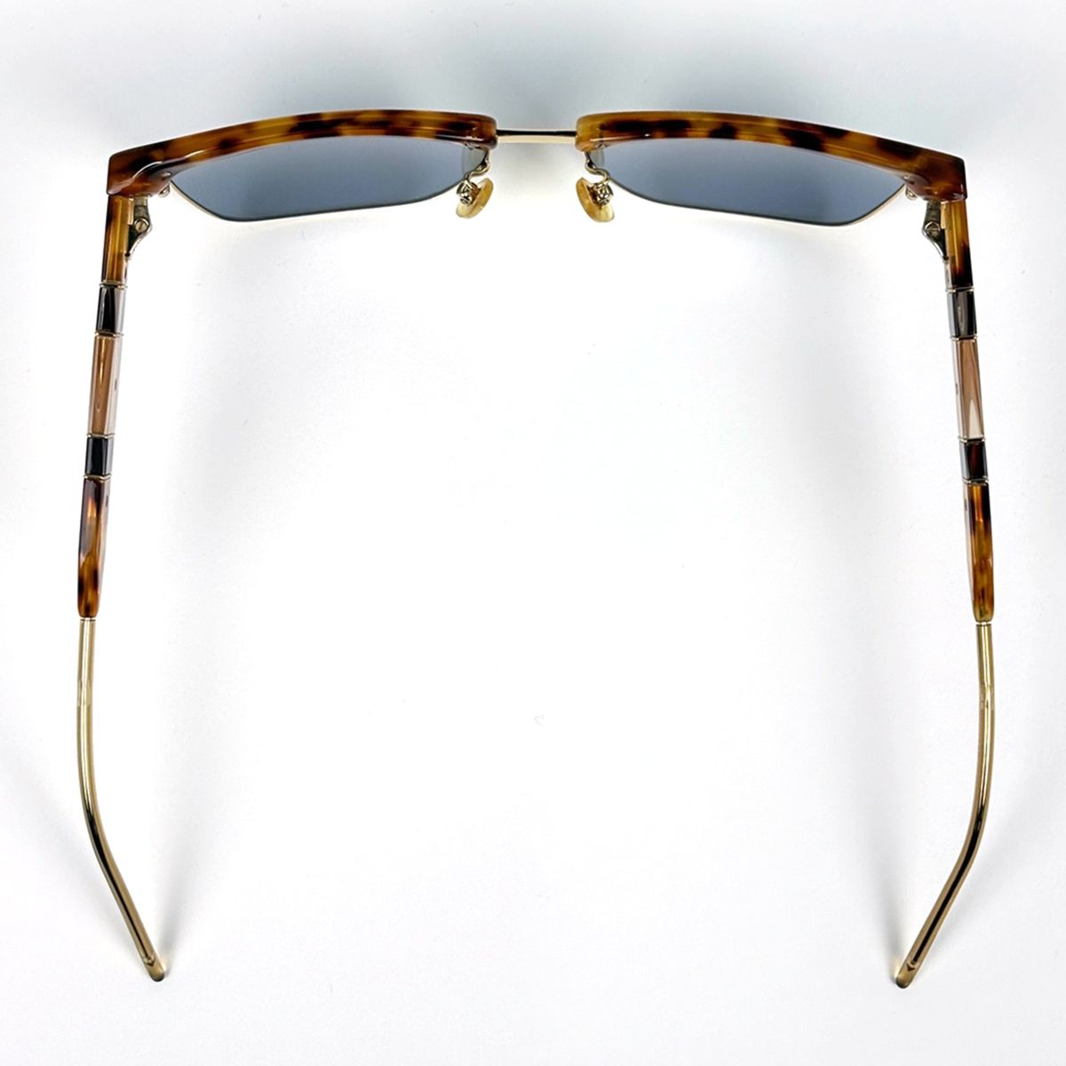 Gucci Sunglasses Demi Pattern Acetate Metal Brown Eyewear — view 3