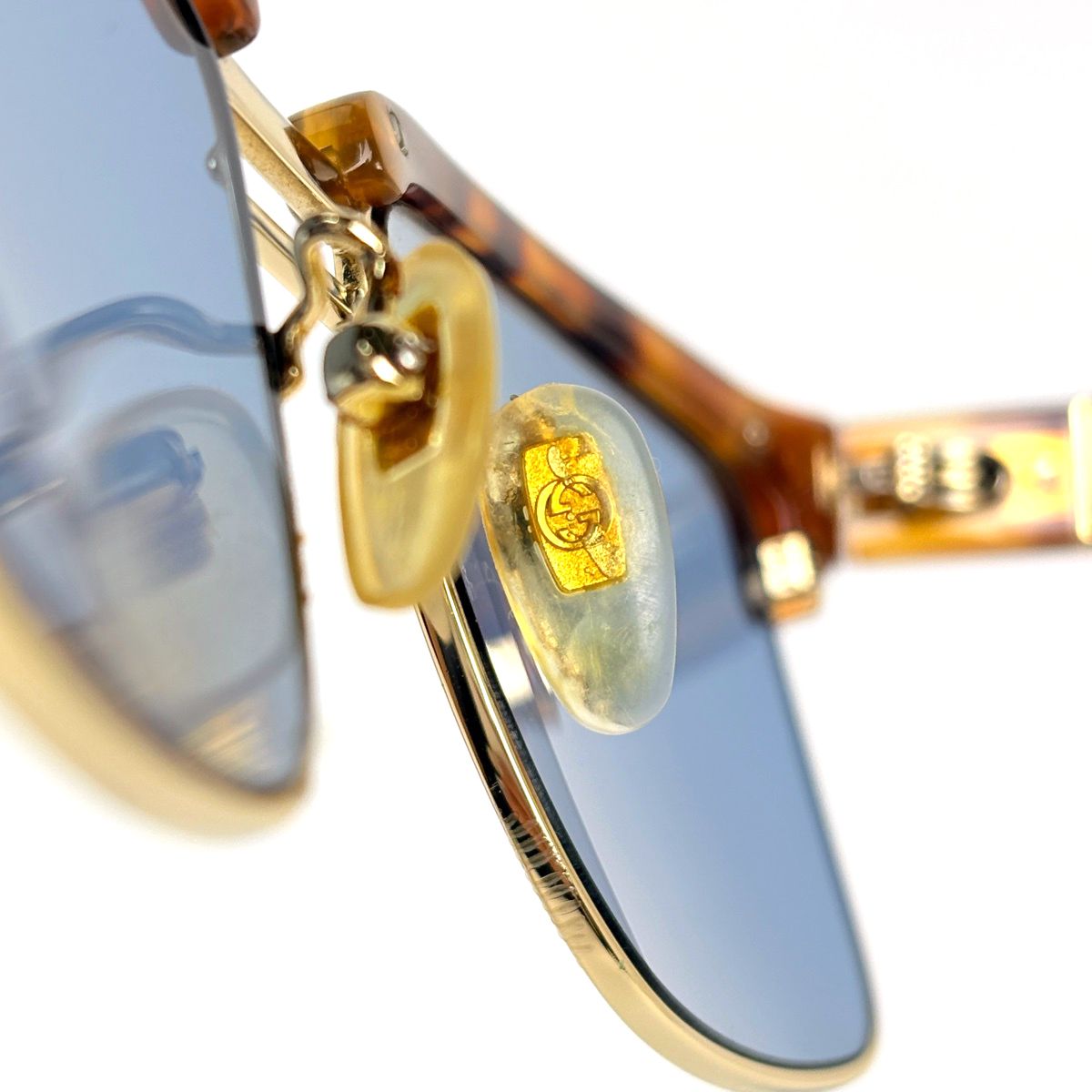 Gucci Sunglasses Demi Pattern Acetate Metal Brown Eyewear — view 4