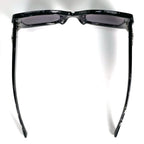 Chanel Square Shape Sunglasses CC Logo Tweed Acetate Black Eyewear — view 3