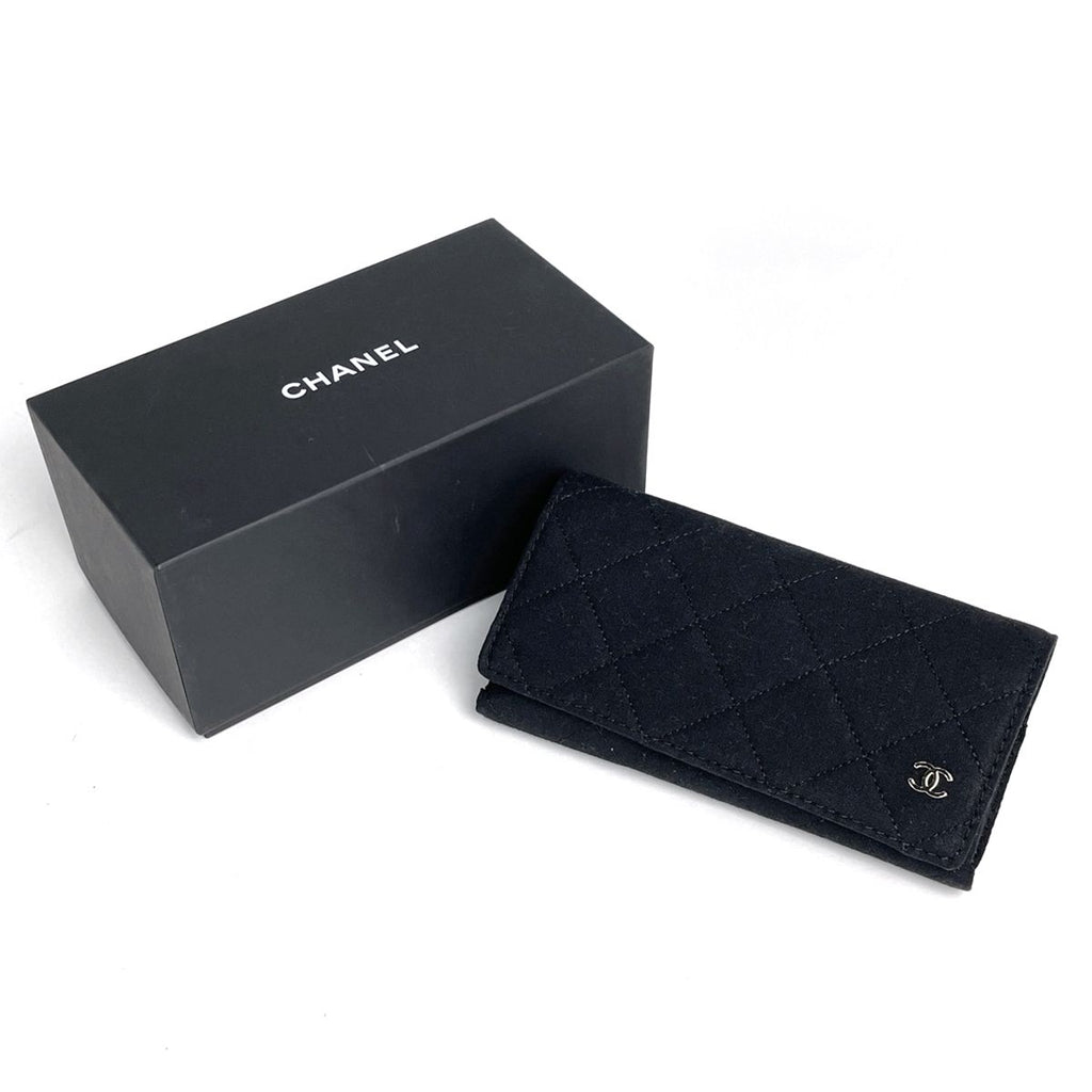 Chanel Square Shape Sunglasses CC Logo Tweed Acetate Black Eyewear — view 6