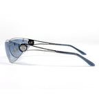 Celine Sunglasses Blason Metal Acetate Silver Blue Eyewear — view 2