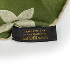 Louis Vuitton Scarf Monogram Silk Green Beige — view 3
