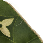 Louis Vuitton Scarf Monogram Silk Green Beige — view 4