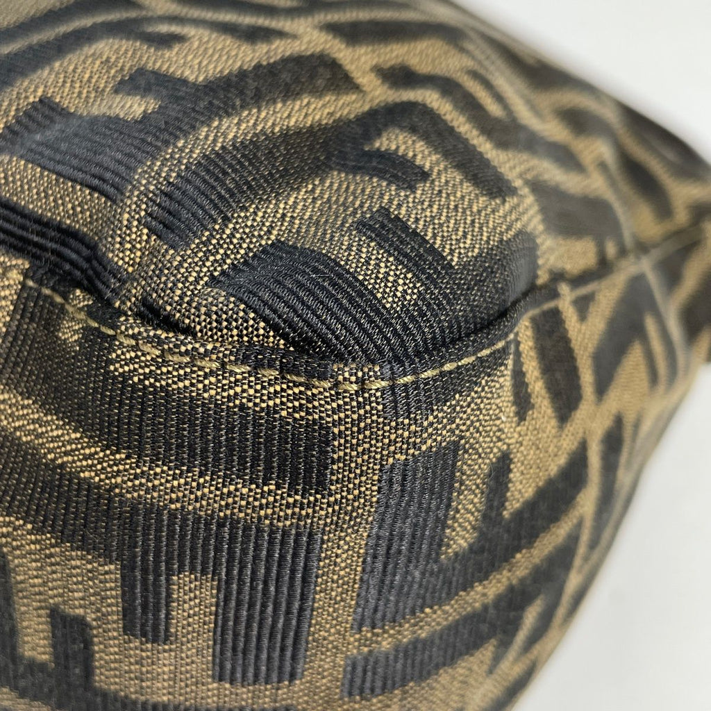 Fendi Shoulder Bag Zucca Pattern Mamma Baguette Canvas Brown — view 3