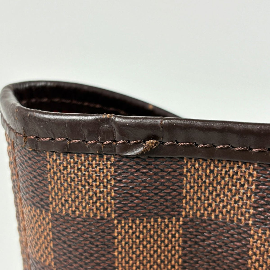 Louis Vuitton Neverfull MM Tote Shoulder Bag Damier Brown — view 4