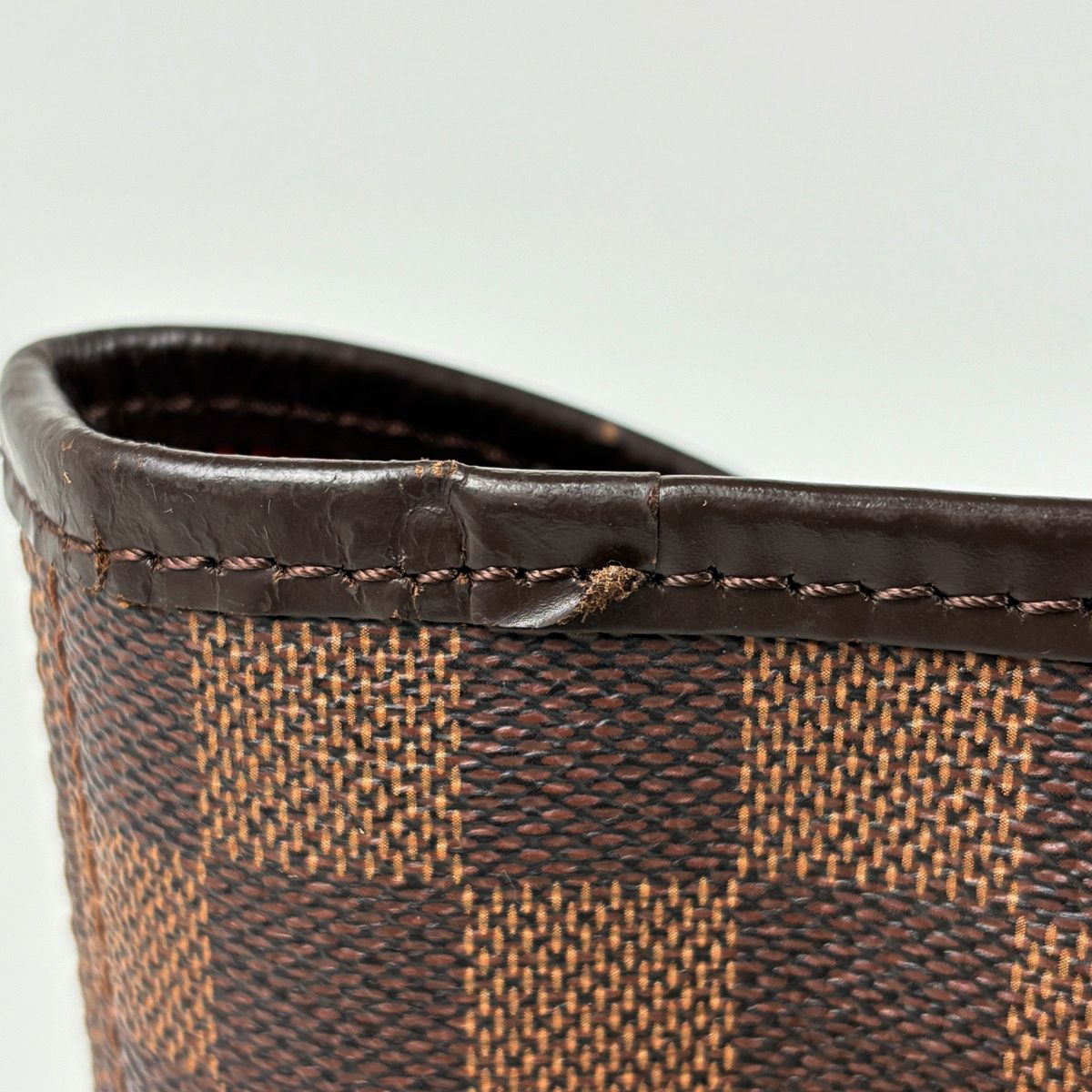 Louis Vuitton Neverfull MM Tote Shoulder Bag Damier Brown — view 4