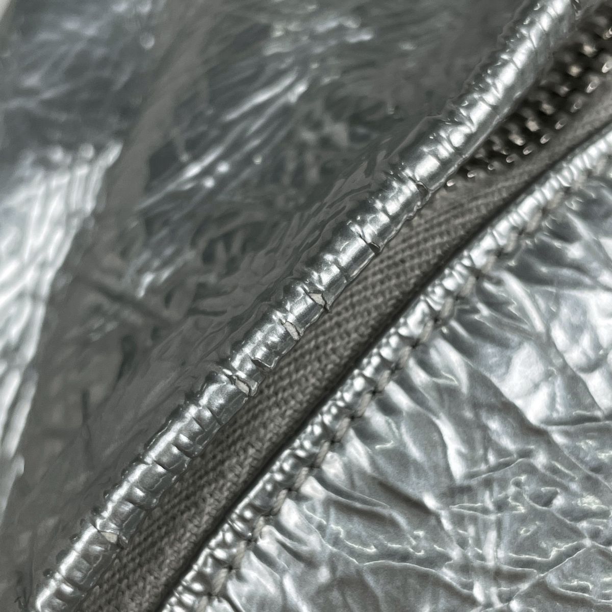 Saint Laurent Paris Backpack City Leather Silver — view 7