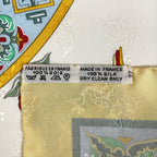 Hermes Carre 90 Ciels Byzantins Scarf Byzantine Sky Bird Silk Yellow Multicolor — view 2