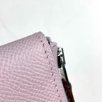 Hermes Azap Silk'in Compact Wallet Veau Epsom Mauve Pale — view 3