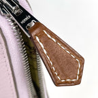 Hermes Azap Silk'in Compact Wallet Veau Epsom Mauve Pale — view 4