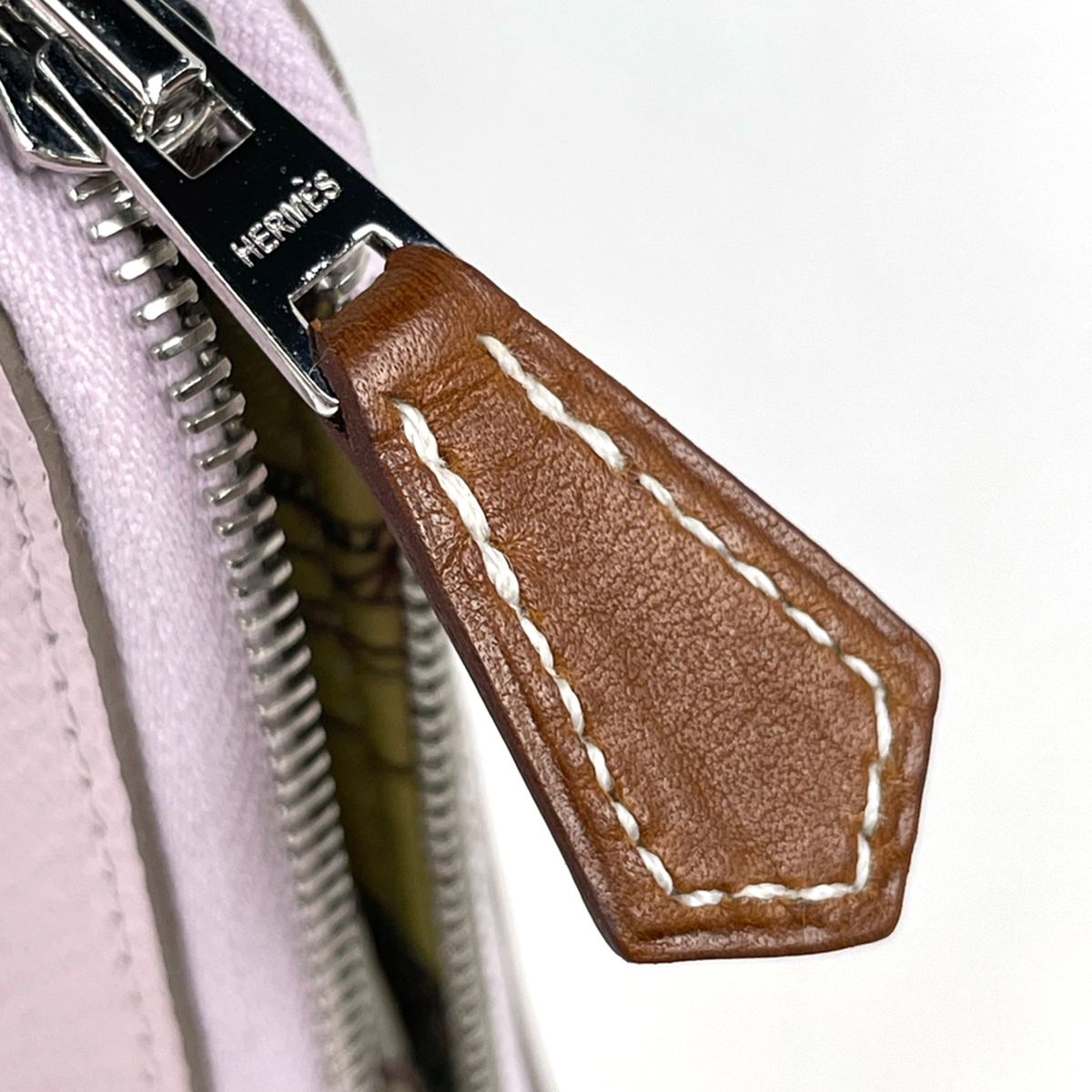 Hermes Azap Silk'in Compact Wallet Veau Epsom Mauve Pale — view 4