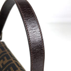 Fendi Shoulder Bag Zucca Pattern Mamma Baguette Canvas Brown — view 8