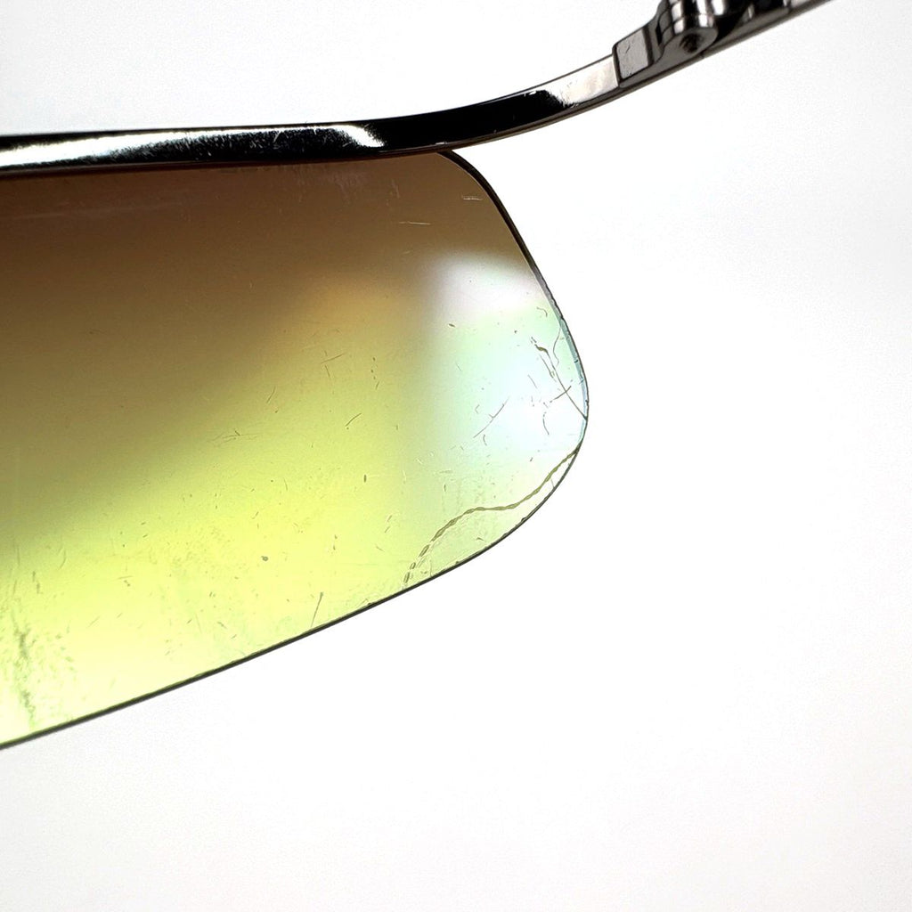 Chanel Sunglasses CC Logo Metal Acetate Silver Brown Eyewear — view 4