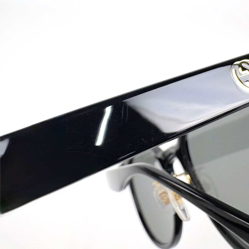 Gucci Sunglasses Interlocking G Acetate Black Eyewear — view 5