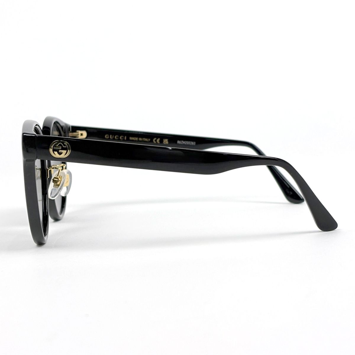 Gucci Sunglasses Interlocking G Acetate Black Eyewear — view 2