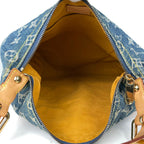 Louis Vuitton Baggy GM Shoulder Bag Monogram Denim Blue — view 7