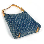 Louis Vuitton Baggy GM Shoulder Bag Monogram Denim Blue — view 2