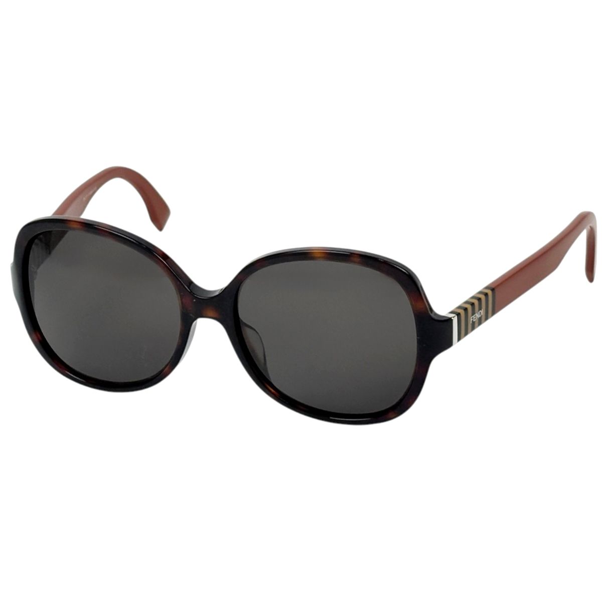 Fendi Sunglasses Pecan Pattern Acetate Brown Eyewear