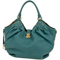 Louis Vuitton Mahina L Shoulder Bag Monogram Lagon