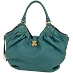 Louis Vuitton Mahina L Shoulder Bag Monogram Lagon