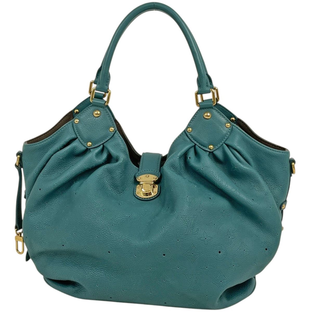 Louis Vuitton Mahina L Shoulder Bag Monogram Lagon