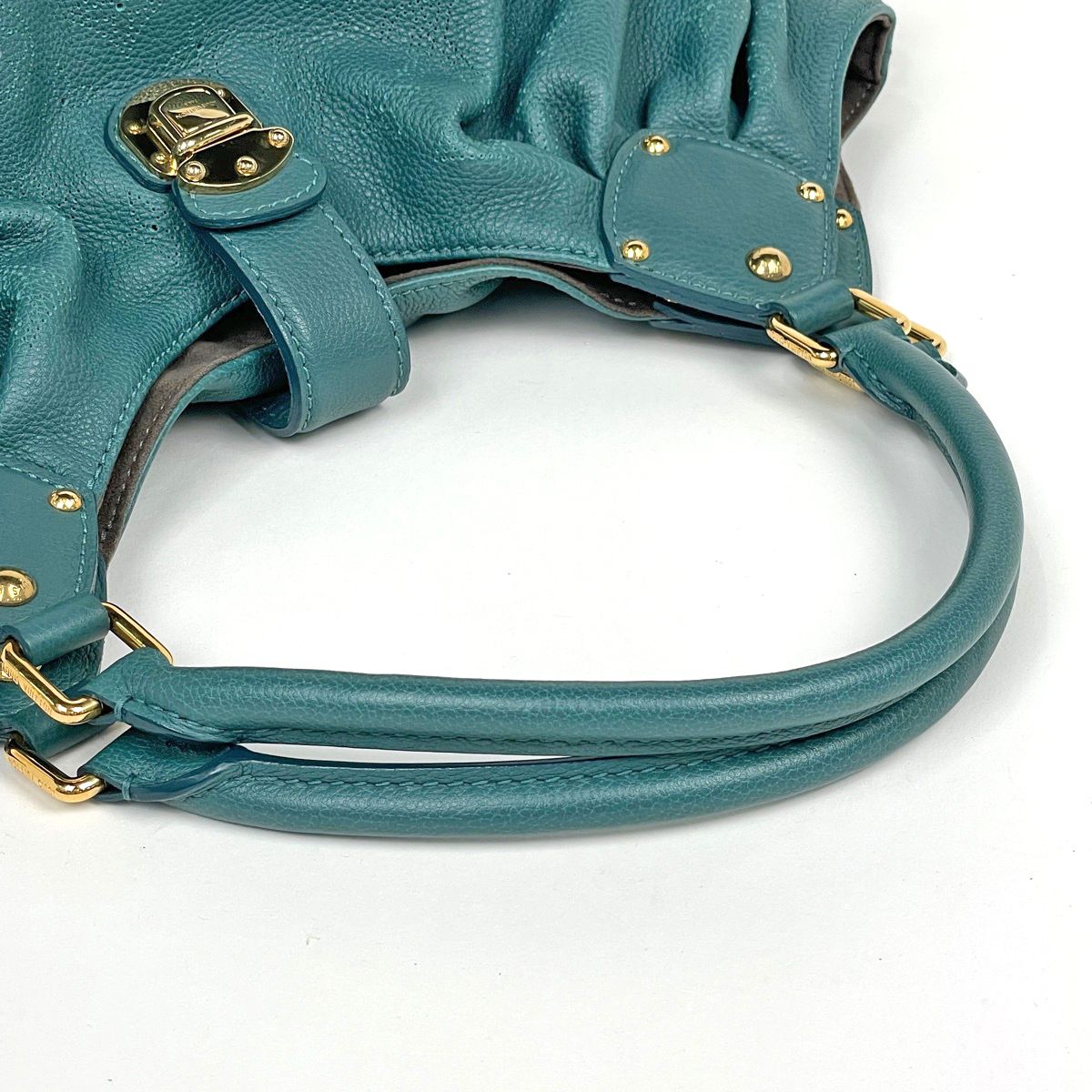 Louis Vuitton Mahina L Shoulder Bag Monogram Lagon — view 5
