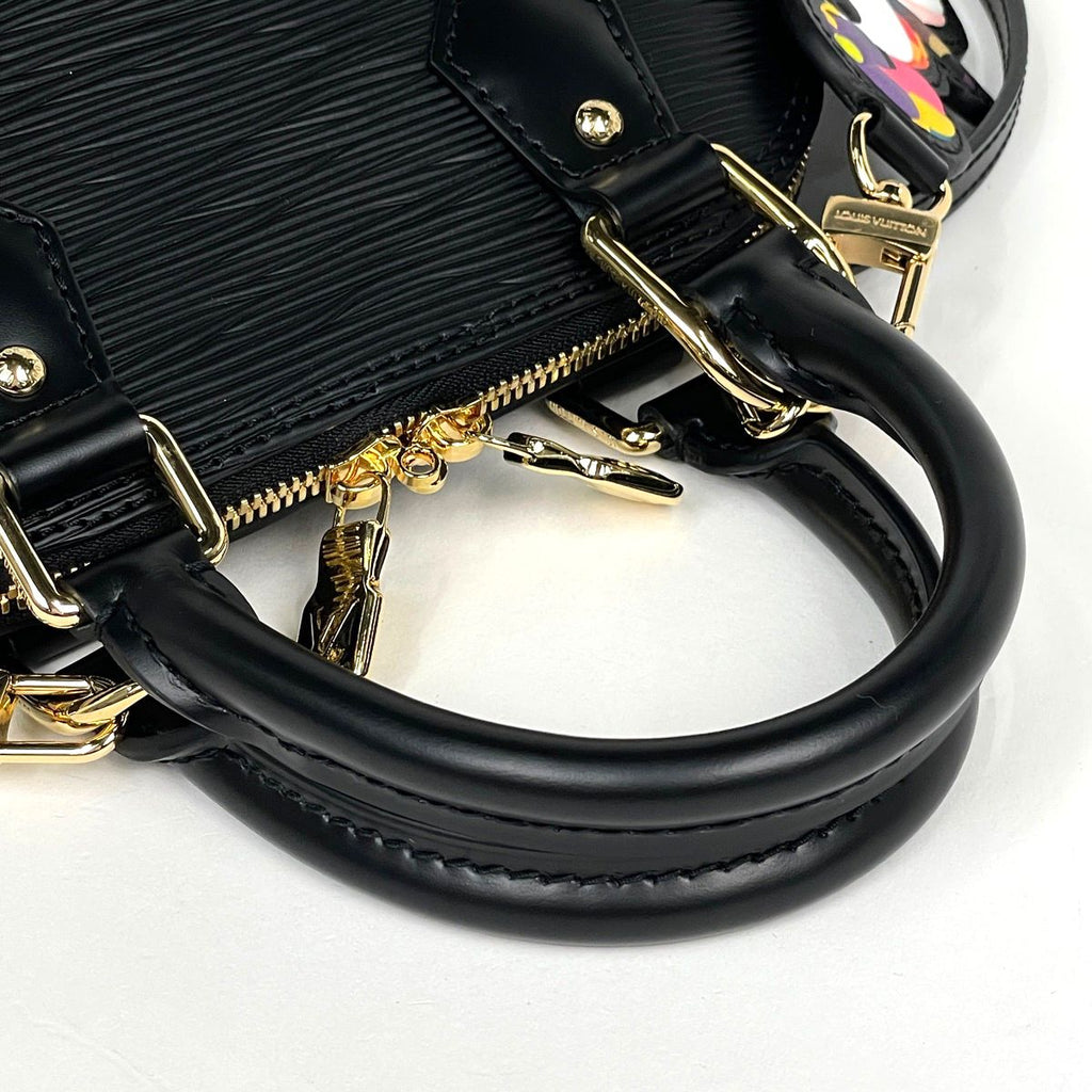 Louis Vuitton Alma BB Handbag 2-Way Takashi Murakami Epi Noir — view 4