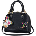 Louis Vuitton Alma BB Handbag 2-Way Takashi Murakami Epi Noir