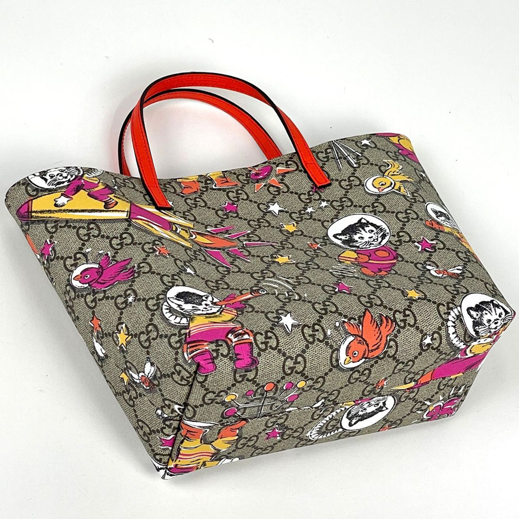 Gucci Handbag Children's Yuko Higuchi GG Supreme Beige Multicolor — view 2