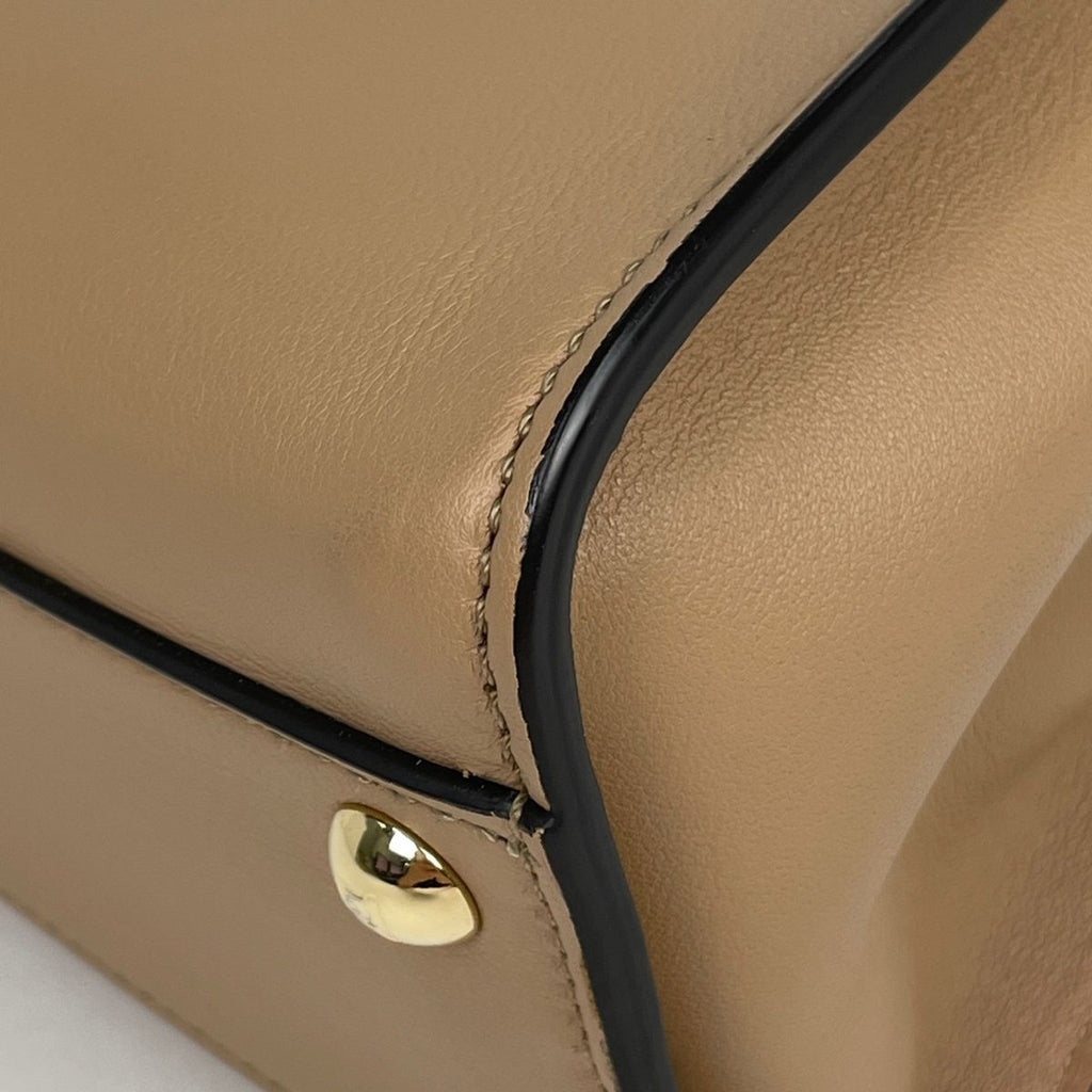 Fendi Handbag Peekaboo Mini 2-Way Pecan Leather Brown — view 3