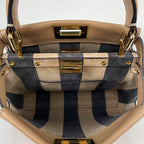 Fendi Handbag Peekaboo Mini 2-Way Pecan Leather Brown — view 8