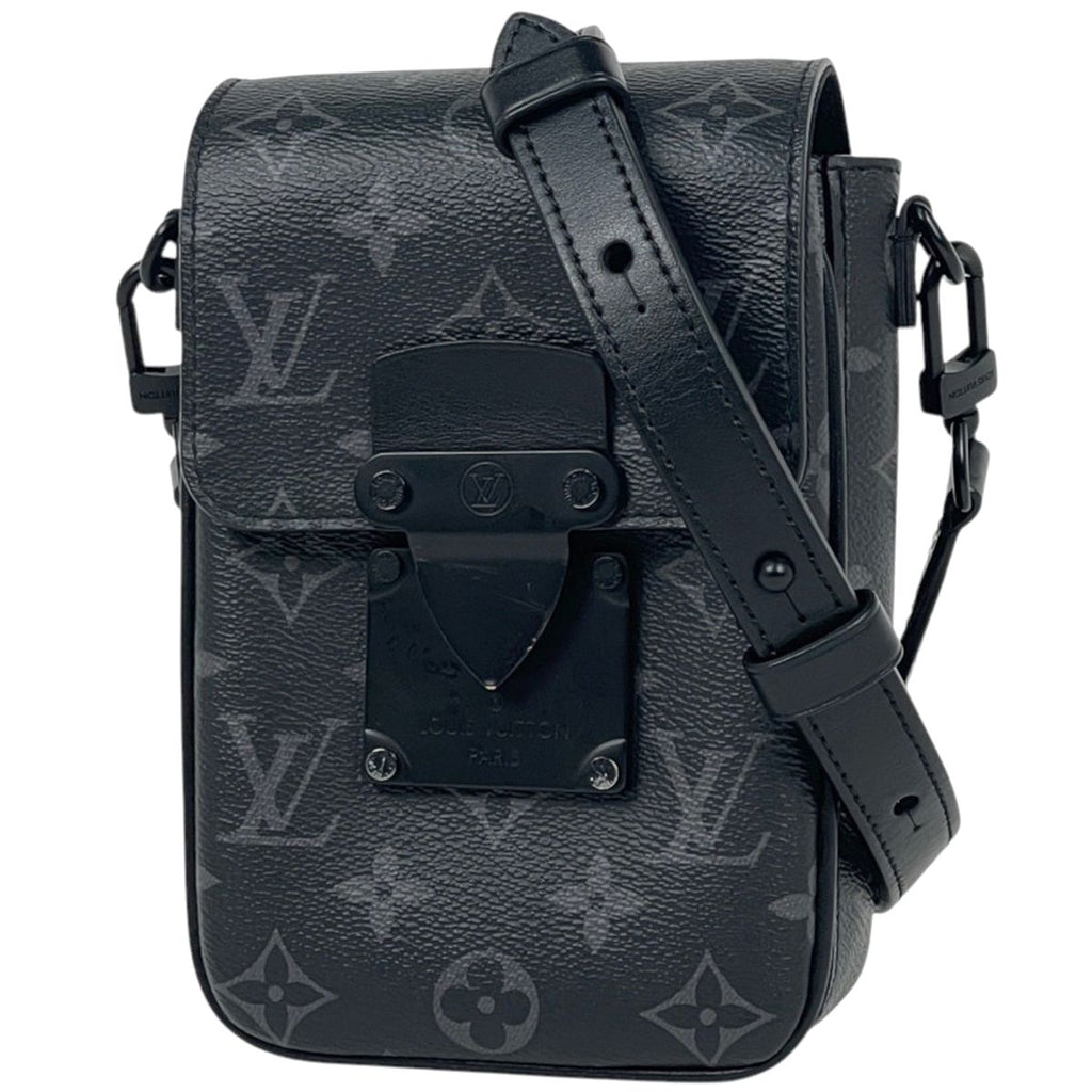 Louis Vuitton S Lock Vertical Wearable Wallet Shoulder Bag Monogram Eclipse